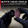 thumbnail image 2 of ABN Aluminum Oxide Sandpaper Disc 50pk - 2in 60 Grit Sanding Disc Set, 2 of 2