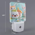 thumbnail image 2 of Balery Kawaii Sushi Characters Delight Luz Nocturna LED con Sensor Automático, Enchufe con Sensor Crepuscular, Luz Suave de 0.5W para Dormitorio, Pasillo, Baño-US, 2 of 7