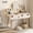 Off-White, variant on SIMANLI Vanity Table with 2 Drawers, Makeup Dressing Desk with Mirror, Bedroom Vanities Set White (without Stool)