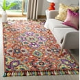 thumbnail image 2 of SAFAVIEH Aspen Nikeisha Floral Wool Area Rug, Red/Gold, 5' x 5' Square, 2 of 8