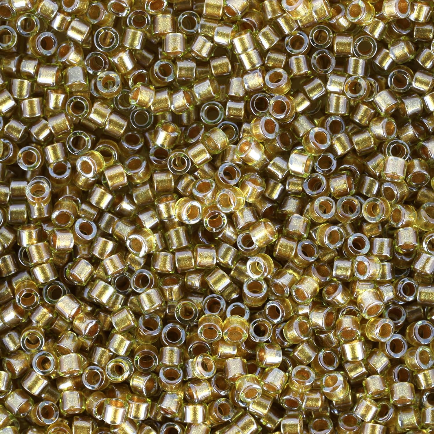 Miyuki Delica Seed Beads – Size 11/0 (1.6mm), DB0909, Sparkling Marigold, 7.2g, Approx. 1440 Beads