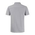 thumbnail image 4 of HAPIMO Men's Cotton Linen Slim Tops with Pocket Clothing Stand Collar Pullover Solid Tees Sale Fashion Summer Button Casual Workout Short Sleeve Shirts Gray M, 4 of 4