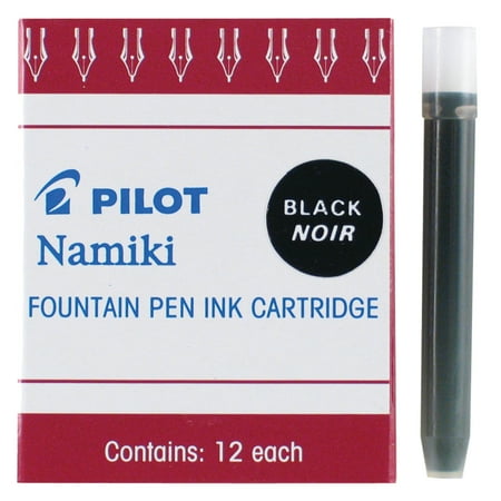 UPC: 0072838691002 | Pilot Namiki Ink Cartridges  12/Pkg.  Black