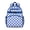 Blue White Checkered, variant on Green Checkered Backpack for School,Cute School Bag,Schoolbag with Adjustable Shoulder Straps & Padded Back,15.25"x11.5"x5.25"