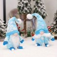 thumbnail image 3 of Blue Couples Gnome For Doll Scandinavian Tomte Plush Toy For Home Desk Ornaments, 3 of 5