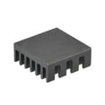 thumbnail image 4 of Uxcell 14x14x6mm Aluminum Heatsink Electronic Radiators for MOS IC Chip Black 20 Pack, 4 of 5