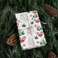 thumbnail image 2 of Graphic Jaw Cannabis, Christmas Trees, and Candy Canes Gift Wrap Papers, Matte Finish, 30" X 72", 1 Count (Pack of 1), 2 of 3