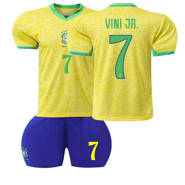 2025 Maillot de Soccer Garçon Uniforme Brésil NEYMAR JR 10 VINIJR 7 RICHARLISON 9