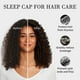 thumbnail image 2 of Gorro de pelo Fittia Satin para dormir, antideslizante, gris claro, 2 of 7