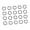 30mm, variant on 20pcs Light Weight Metal Flat Keyring Large Rings Split Keys Rings for keychains Car Organization Enduring