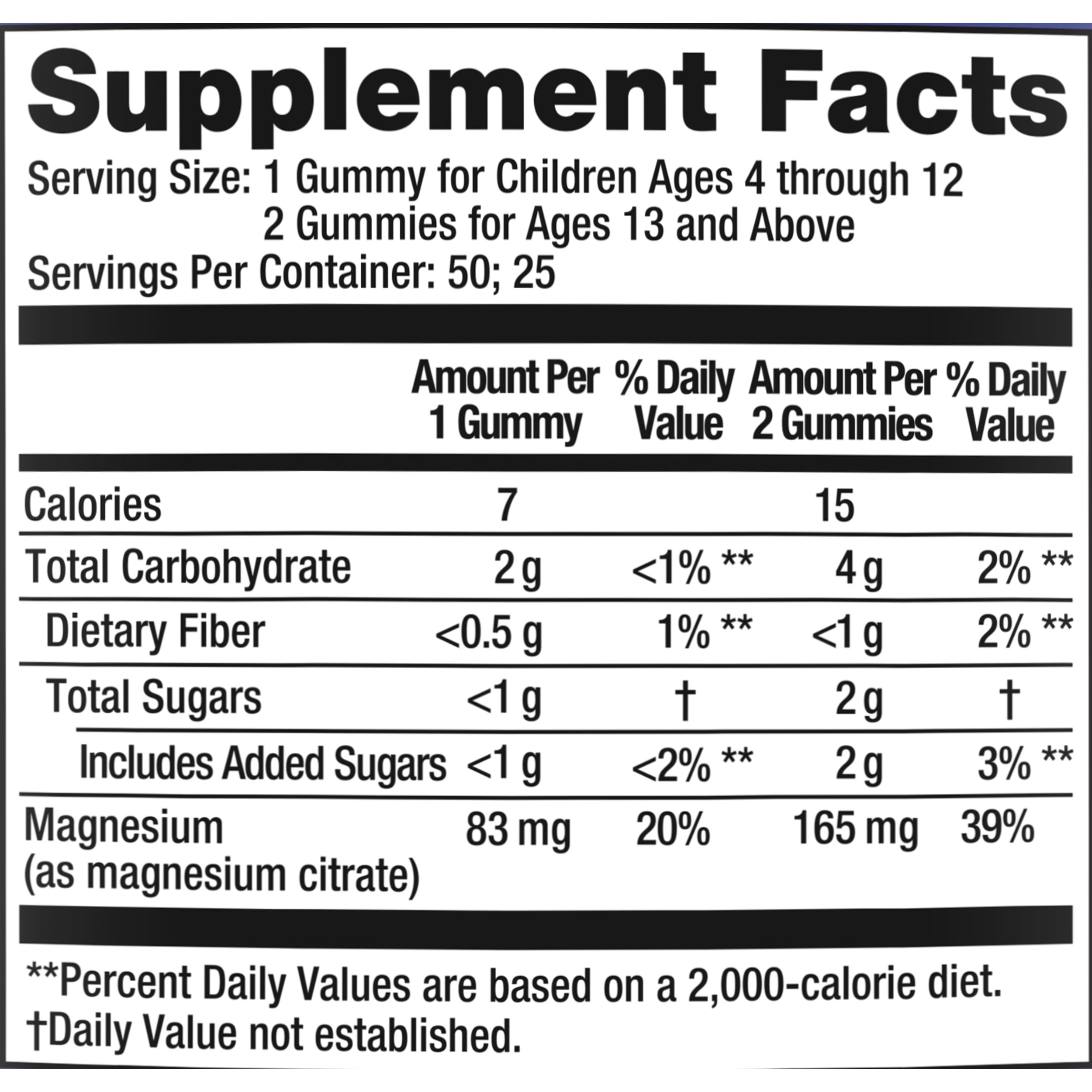Natural Vitality Calm Magnesium Gummies, Raspberry Lemon, 50 Count
