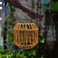 thumbnail image 3 of Decorative Garden Lights Outdoor Rattan Hanging Lights for Patio Garden Backyard Rattan Woven Garden Lights Decoration for Home Porch Patio Camping, 3 of 8