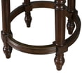 thumbnail image 6 of Upholstered 31in. Bar Stool with Back and Swivel- Distressed Walnut, 6 of 8