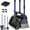 Blue, variant on AUTOWT Orange Dog Pooper Scooper, Stainless Steel Rake Kit with 20 Poop Bags and Adjustable Long Handles
