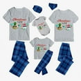 thumbnail image 1 of Pijamas familiares navideños a juego, conjuntos de pijamas grises con gafas de sol, Navidad en julio, 1 of 4