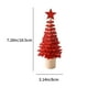 thumbnail image 3 of onlyliua para Interior/Exterior Árbol de Navidad Hogar Pequeños Escritorio Mini Árboles de Navidad de Madera con Pentagramas Regalos de Navidad, 3 of 6