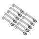 thumbnail image 1 of 10 piezas de repuesto para cerradura de equipaje con cremallera de nailon, tirador deslizante, lengüetas de cremallera desmontables, piezas de lengüeta de cremallera de maleta, 1 of 5