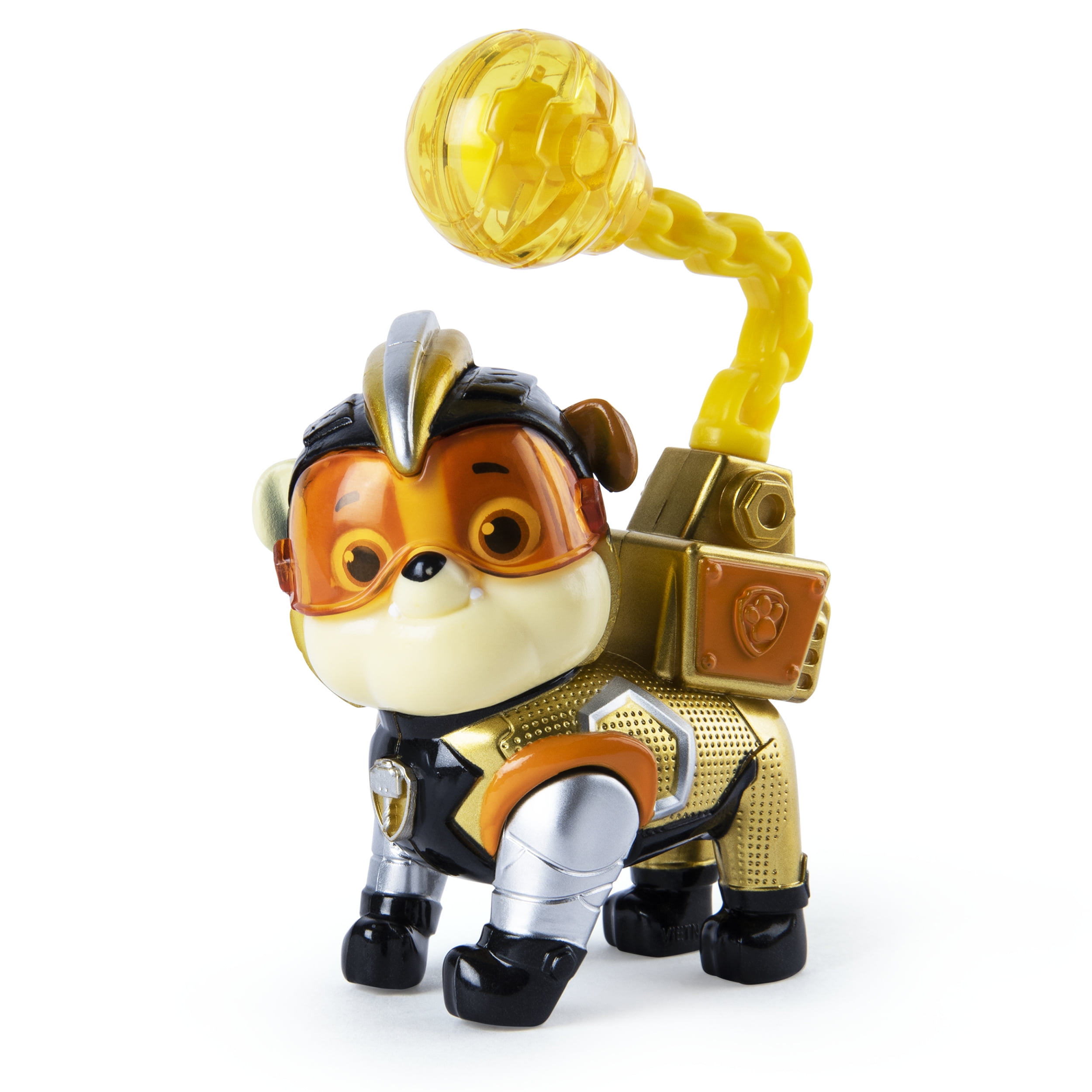 Mighty Pups Super Paws Rubble Figure w/ Transforming Backpack Details about   Paw Patrol 
