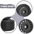 thumbnail image 6 of 4pcs Tire Wheel RC Wheel Rims 7mm Hex Upgrade Nylon Lightweight Design for 1/24 Micro B Crawler Trucks, 6 of 7