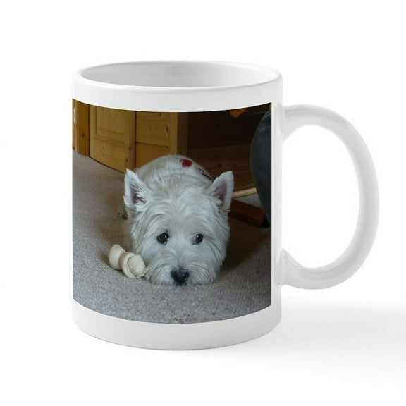 CafePress - Westie Mug - 11 oz Ceramic Mug - Novelty Coffee Tea Cup
