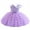 Purple, variant on IBTOM CASTLE Toddler Baby Girl Butterfly Tutu Dress Bowknot Princess Flower Girl Wedding Pageant Birthday Party Dresses 12-18 Months Purple