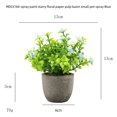 thumbnail image 1 of Simulación de mini maceta de gypsophila con pulpa para flores, maceta pequeña de flores falsas, adornos pequeños de escritorio, planta de simulación de bonsái, 1 of 5