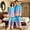 Light Blue, variant on Dwelliawo Mens Flannel Pajama Sets Plaid Cotton Pajamas Pjs Set Button Down Soft Warm Lounge Sleepwear Tops & Pjs Pants Red XL