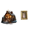 thumbnail image 1 of Marco De Fotos Con Adorno De Resina Acrílica, Soporte Decorativo Para Exhibición De Mesa, Estantería Independiente, Decoración Para Festivales, Dormitorios, Oficinas Y Casas De Campo., 1 of 8