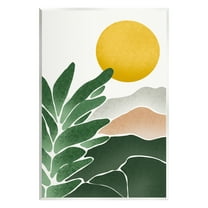 Stupell Industries Sunny Hills Botanical Nature Scene Botanical & Floral Painting Unframed Art Print Wall Art