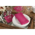 thumbnail image 4 of SARO 6313.FU22S 22 Po Carré Classique Ourlet Border Dinner Fuchsia - Lot de 12, 4 of 4