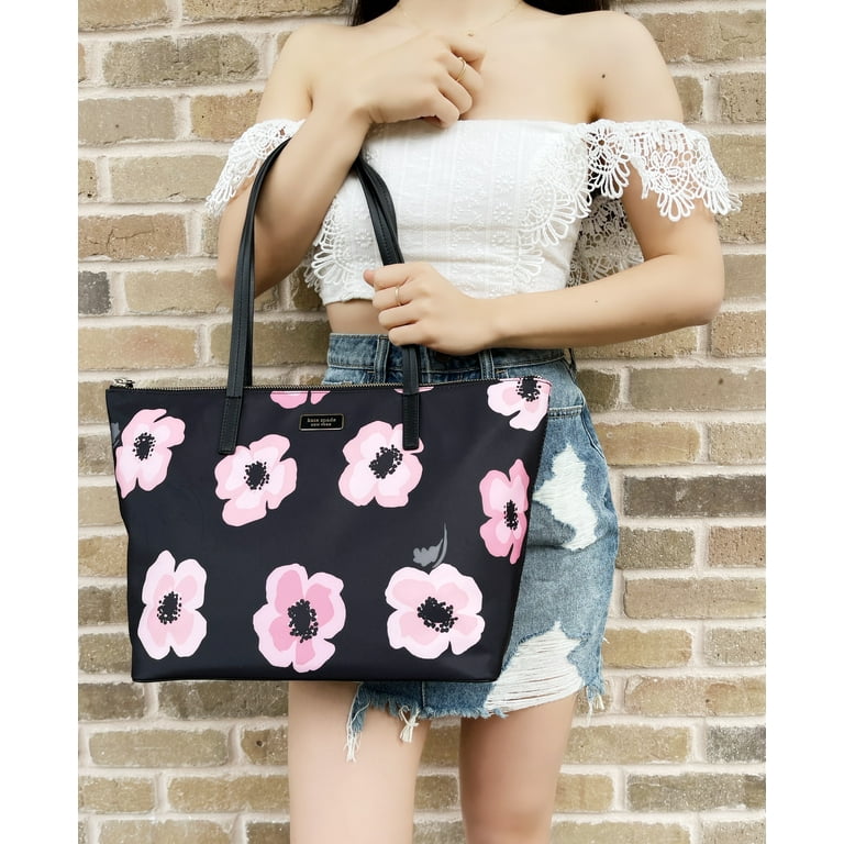 Kate spade pink flower bag sales