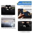 thumbnail image 2 of ALAZA 3d Butterflies-d10 Windshield Sun Shade Car Foldable Sun Visor Block UV Rays Protector 57"x31.5", 2 of 8