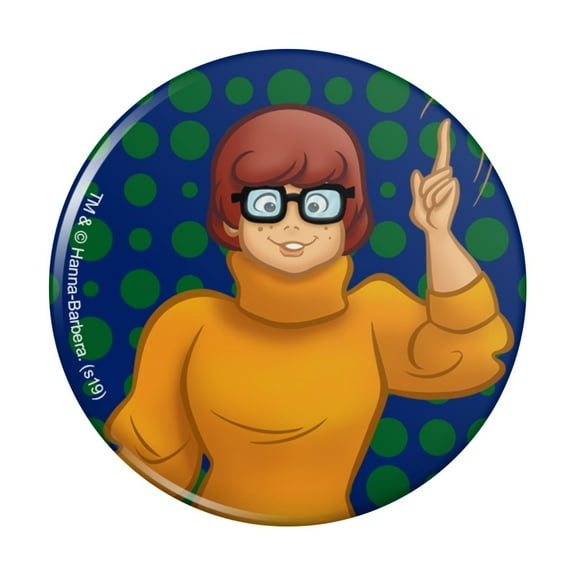 Scooby Doo Velma Character Pinback Button Pin