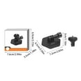 thumbnail image 3 of Klonfd Camera Accessories Flexible Base For X5 2 Curved Mount Compatible With Various Action Cameras And Smartphones, 3 of 6