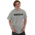 thumbnail image 4 of Funny Fathers Day Gift Dadzilla Men's Graphic T Shirt Tees Brisco Brands S, 4 of 5