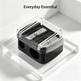 thumbnail image 5 of RAGUPEL 2026 New Makeup Pencil Sharpener Eyebrow Pencil Sharpener Lip Pencil Sharpener for Eyeliner Pencil Cosmetic Pencil Sharpener Eyeliner Sharpener Handheld Eye Liner Sharpener Tool Black, 5 of 5