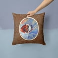 thumbnail image 2 of Carolines Treasures 7085PW1414 Saint Bernard Loyalty Fabric Decorative Pillow  14Hx14W multicolor, 2 of 4