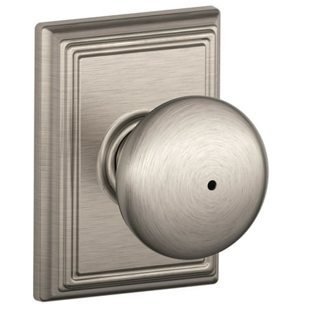 Schlage F40-Ply-Add Plymouth Privacy Knob Set - Nickel