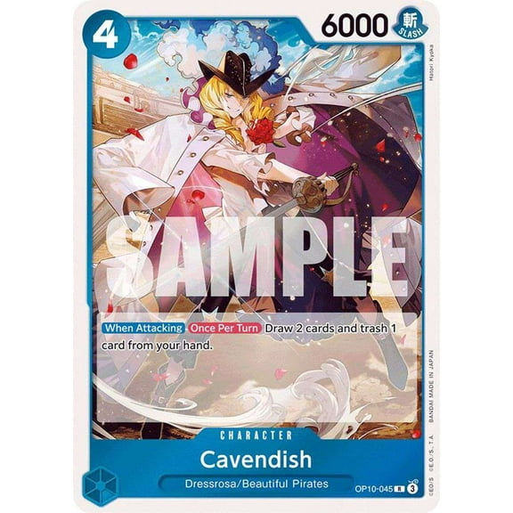 One Piece Royal Blood Rare Cavendish OP10-045