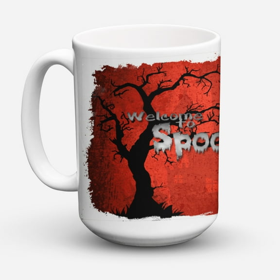 Welcome to Spooksville Halloween Coffee Mug 15 oz