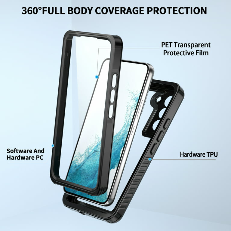 ELEHOLD for Samsung Galaxy S20 FE 5G Waterproof Case, Built-in