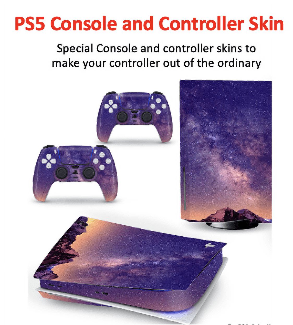 2023 PlayStation PS 5 Gaming Holiday Bundle:PS5_Disc Console with Marvel’s Spider-Man 2, God of War & The Last of Us Remastered +Wireless Controller+ Fast Charging Dock + Full Body Skin