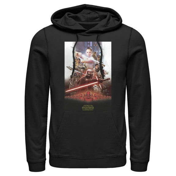 Men's Star Wars: The Rise of Skywalker Epic Poster  Pull Over Hoodie Black Medium