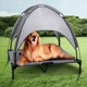 thumbnail image 2 of Cama elevada transpirable para mascotas, tienda de campaña portátil para perros, para acampar, uso doméstico al aire libre, toldo, tienda de campaña ligera, 2 of 5