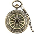 thumbnail image 1 of Classic Hand-Wound Mechanical Pocket Watch with Skeleton Dial Exquisite Gift for Christmas and Birthdays, 1 of 10