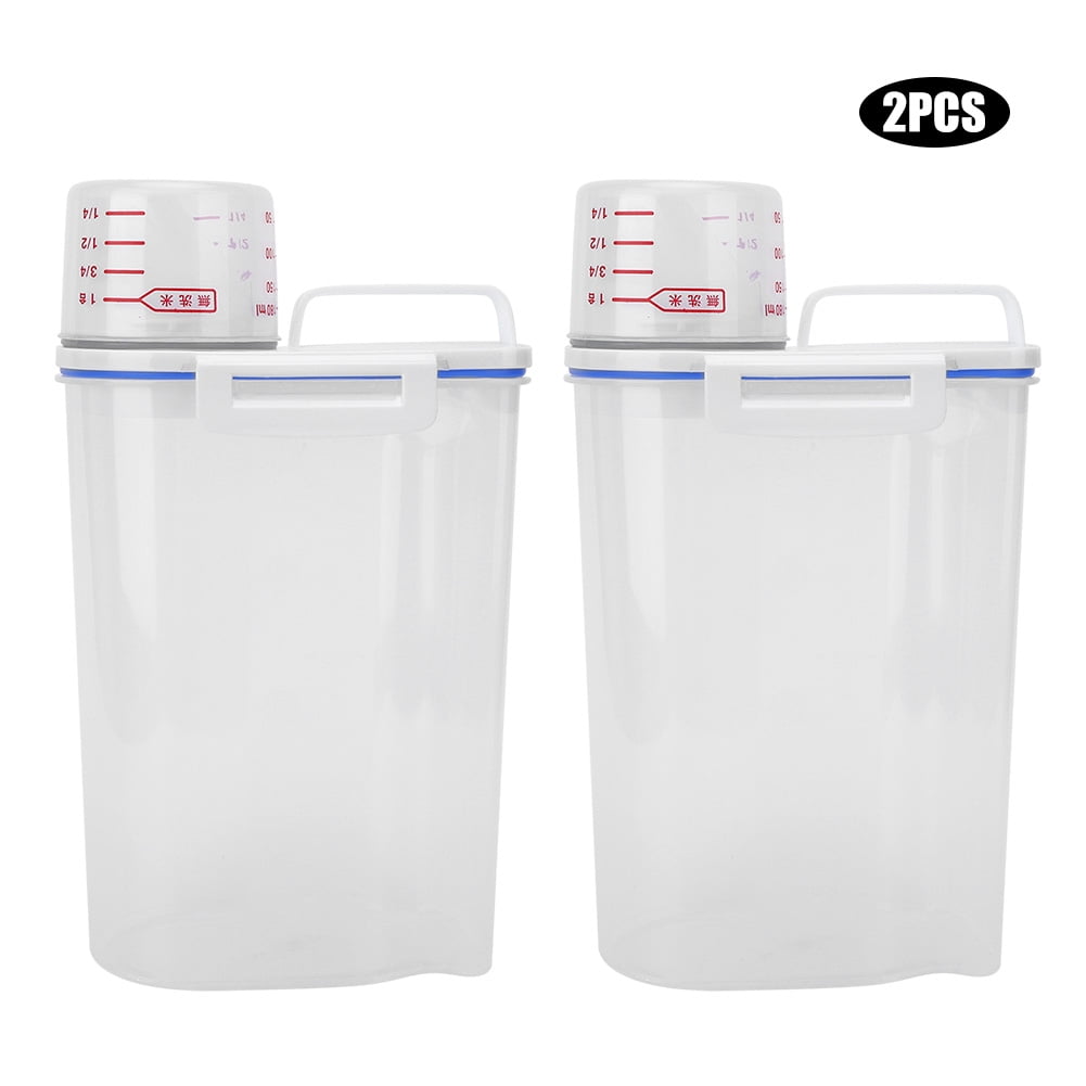 Airtight Food Storage Container, 2kg Capacity Rice  Flour Keeper, <span Style="background:red"></span> Proof Design