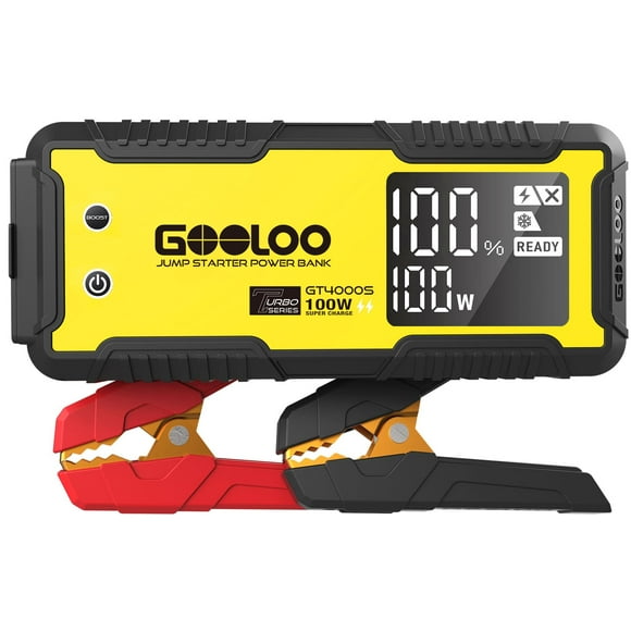 Jump Starter GOOLOO GT4000S 4000A para diésel de 10 litros y 12 litros de gasolina