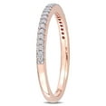 thumbnail image 3 of Everly Women's Diamond 14k Rose Gold Wedding Ring, 3 of 7