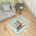 thumbnail image 5 of Blasgw Desktop Mini Storage Basket Good-looking Hand Account Accessories Storage Basket Blue, 5 of 6