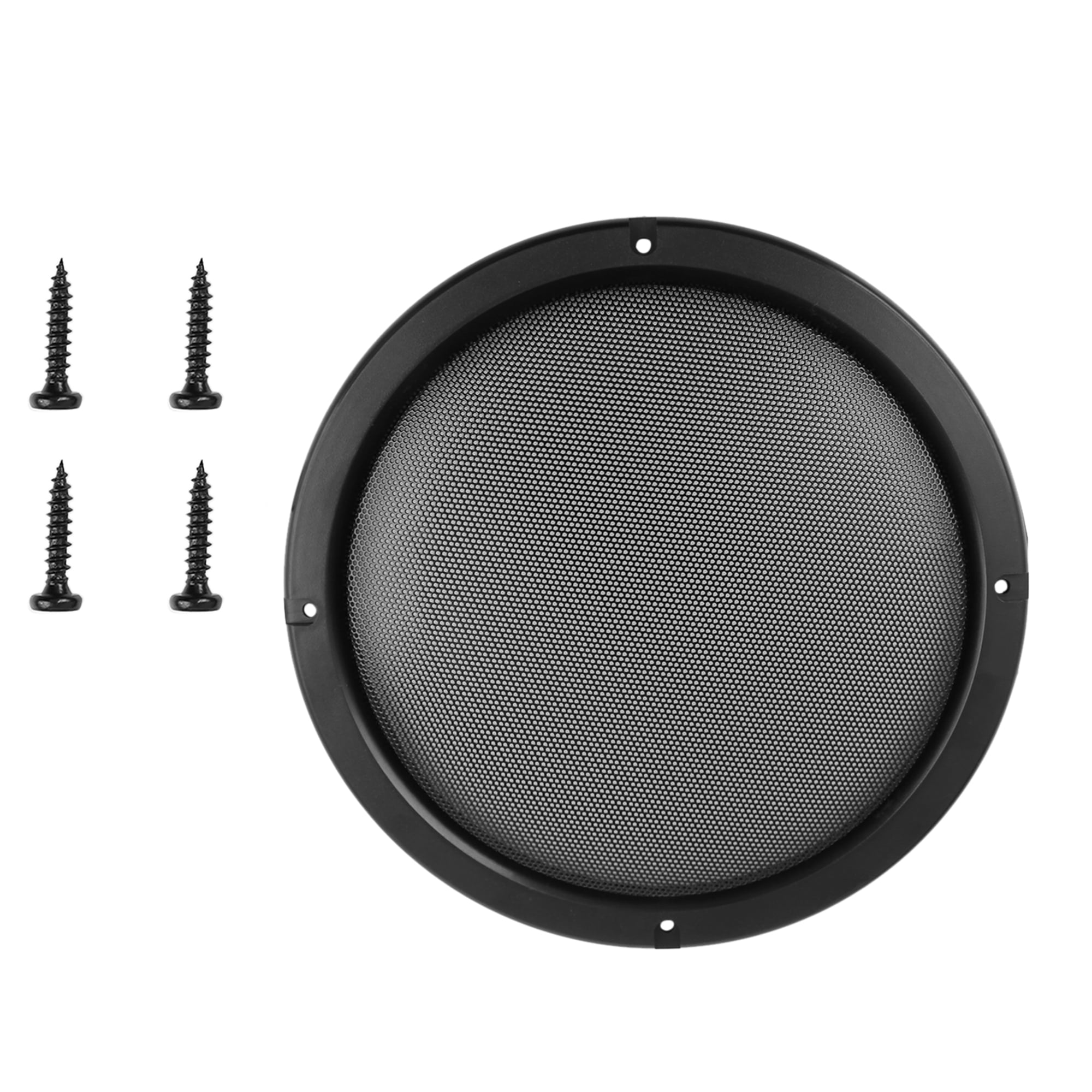 8.5" Black Round Car Speakers Cover Steel Mesh Woofer Subwoofer Grill